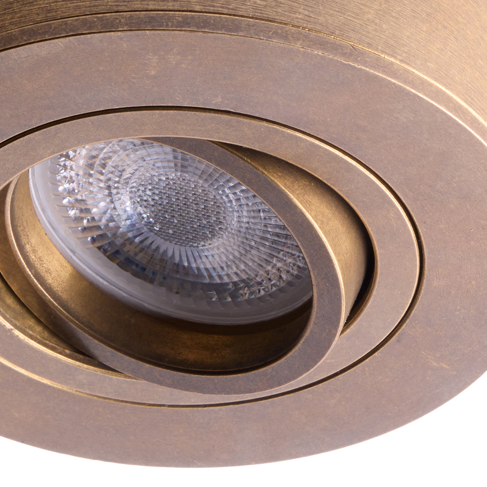Pooky - Larger Maz Spot Light with Adjustor - Brass
