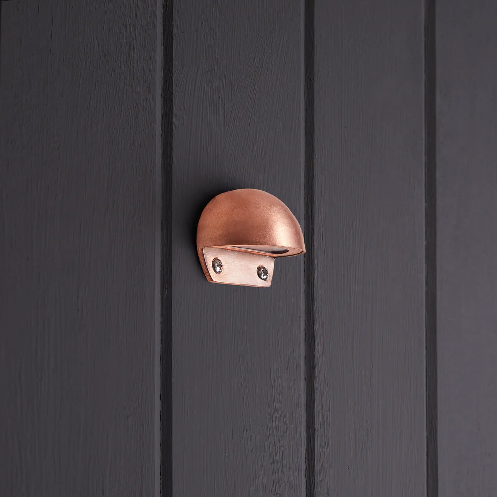 Pooky Mousehole IP65 Outdoor Path Wall Light in Copper
