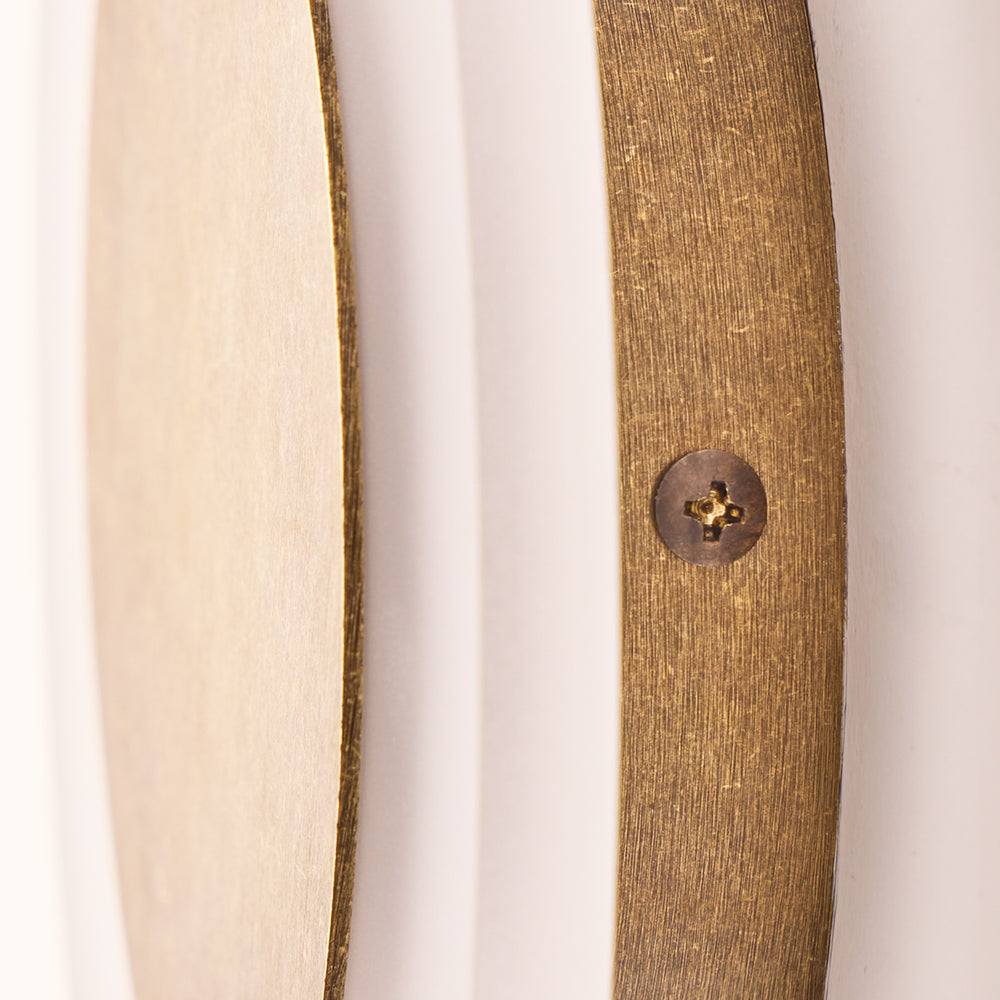 Pooky - Nuclei IP54 Wall Light - Aged Brass