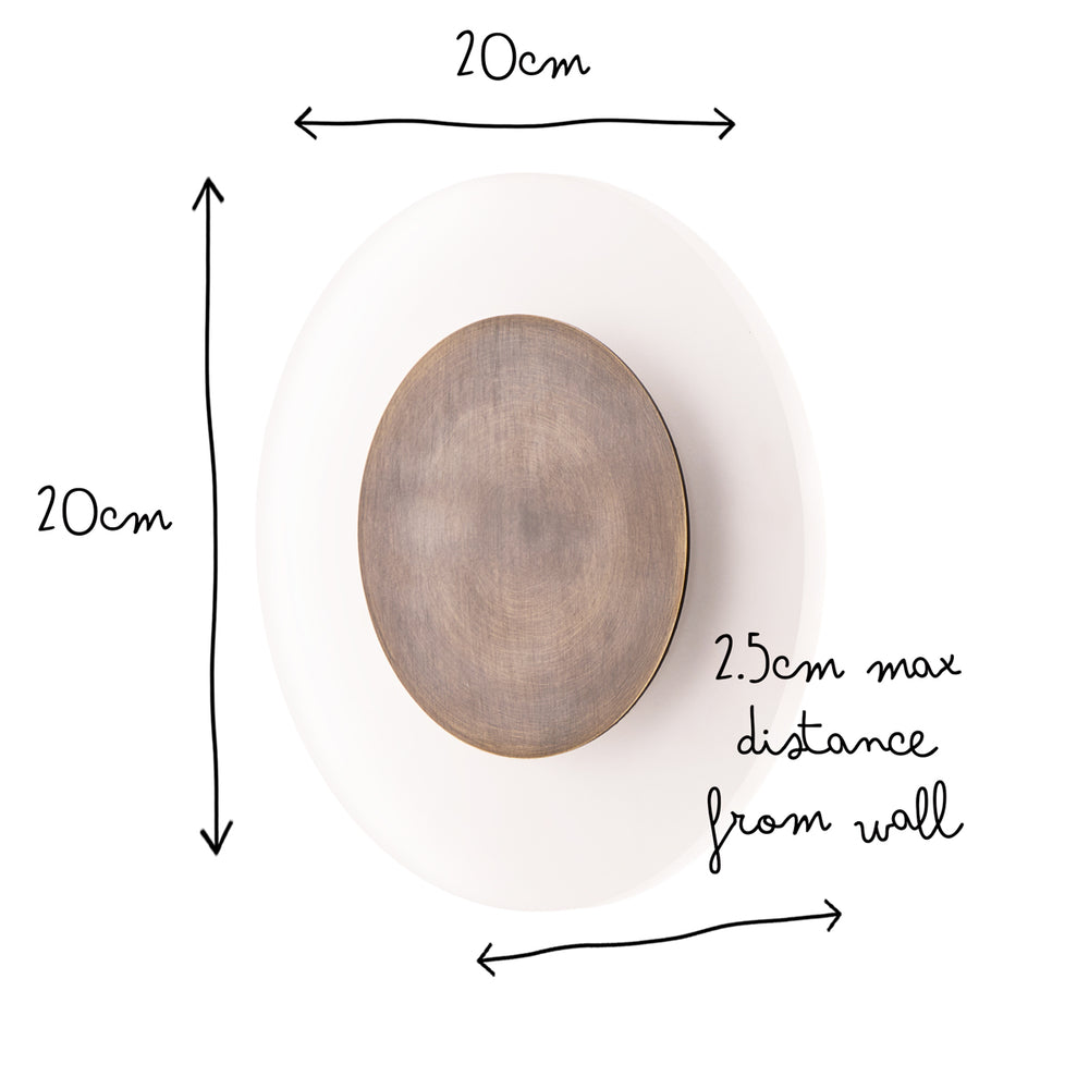 Pooky - Nuclei IP54 Wall Light - Bronze