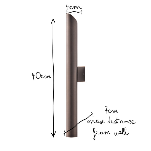 Pooky - Padme Ip54 Up And Down Wall Lighter - Bronze
