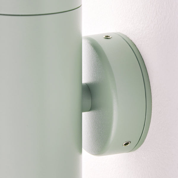 Pooky - Portreath Ip65 Up And Down Pillar Light - Green Bay
