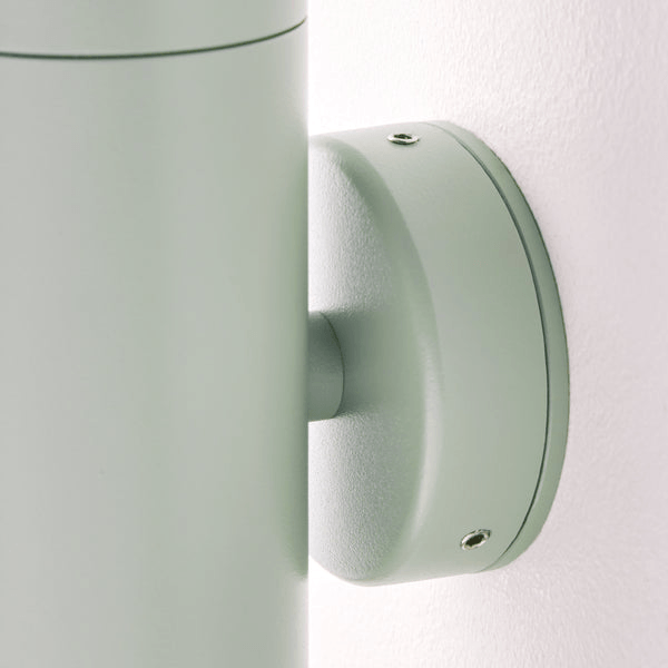Pooky - Portreath Ip65 Up And Down Pillar Light - Green Bay