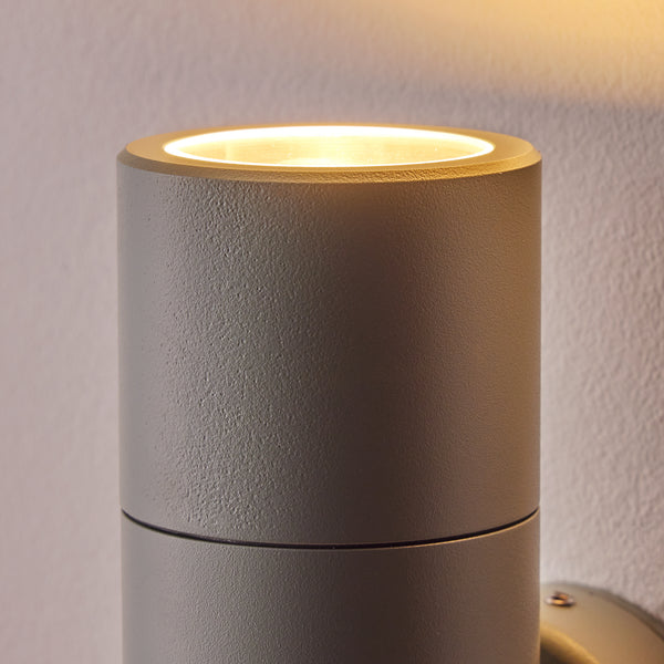 Pooky - Portreath Ip65 Up And Down Pillar Light - Green Bay