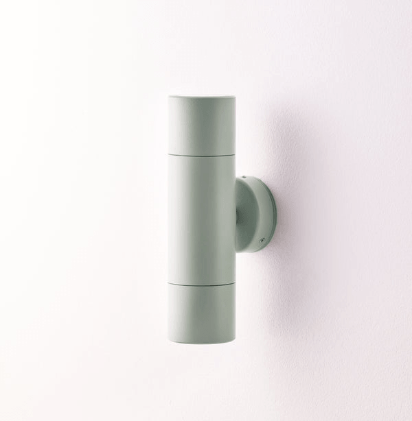 Pooky - Portreath Ip65 Up And Down Pillar Light - Green Bay