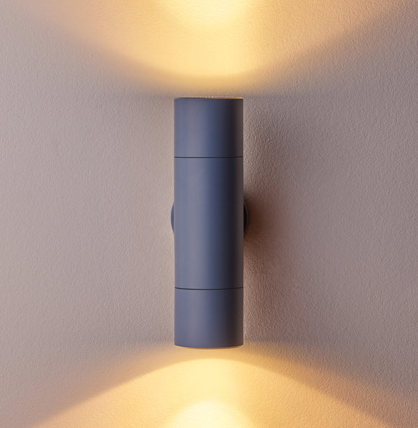 Pooky - Portreath Ip65 Up And Down Pillar Light - Set Sail