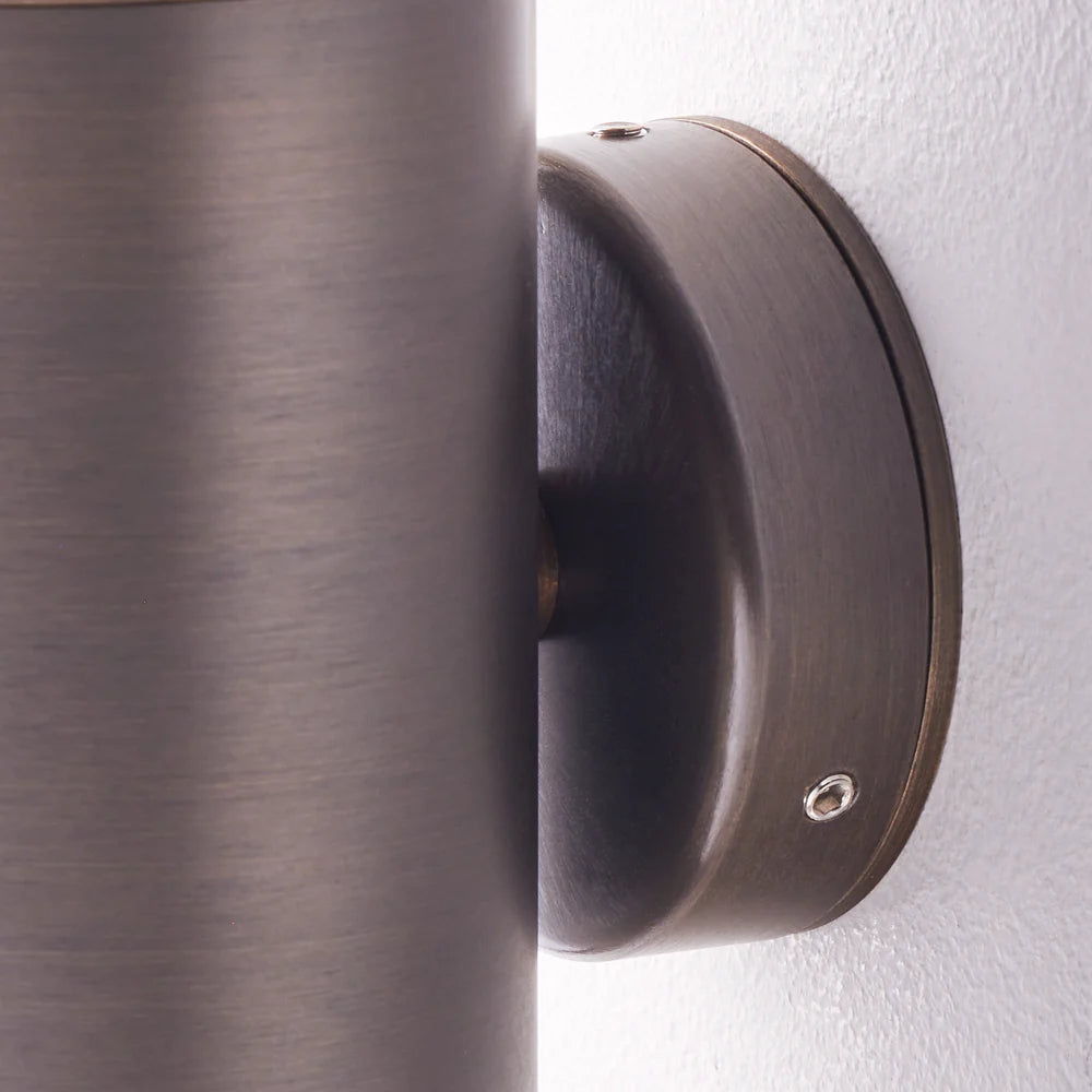 Pooky Large Portreath IP65 Up and Down Pillar Wall Light