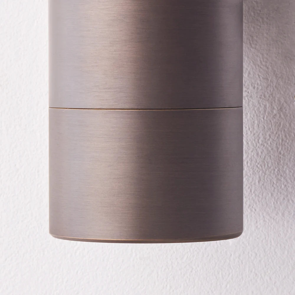 Pooky Large Portreath IP65 Up and Down Pillar Wall Light