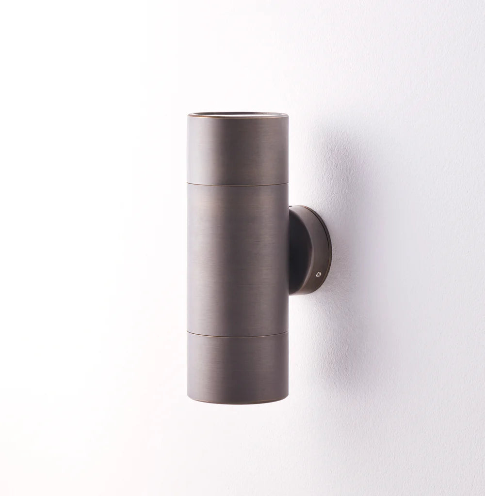 Pooky Large Portreath IP65 Up and Down Pillar Wall Light