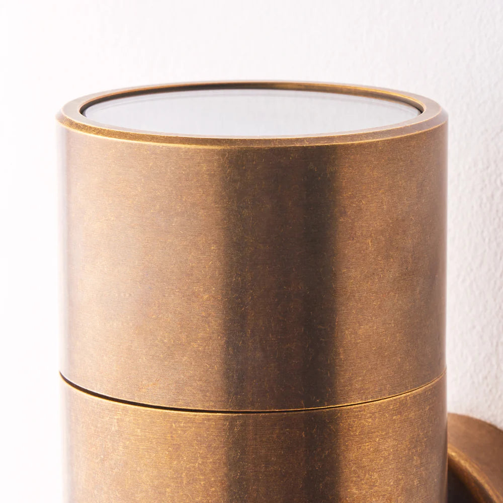 Pooky Large Portreath IP65 Up and Down Pillar Wall Light