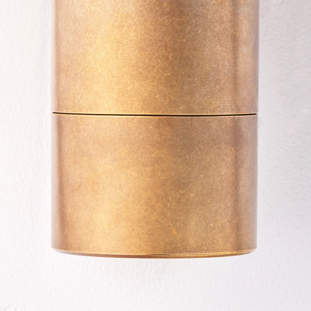 Pooky Large Portreath IP65 Up and Down Pillar Wall Light