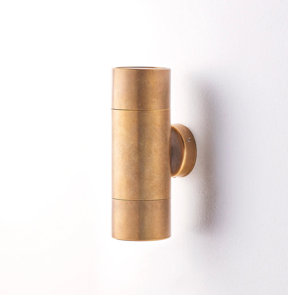 Pooky Large Portreath IP65 Up and Down Pillar Wall Light