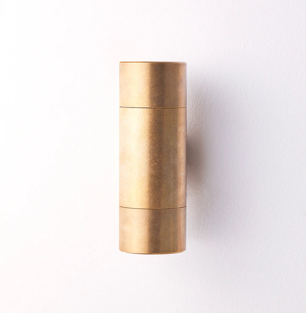 Pooky Large Portreath IP65 Up and Down Pillar Wall Light