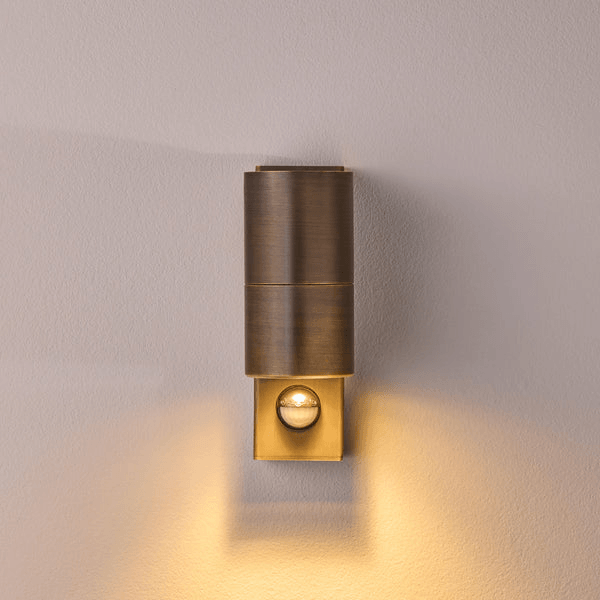 Pooky - Motion Sensor Portreath Ip65 Adjustable Pillar Light - Bronze