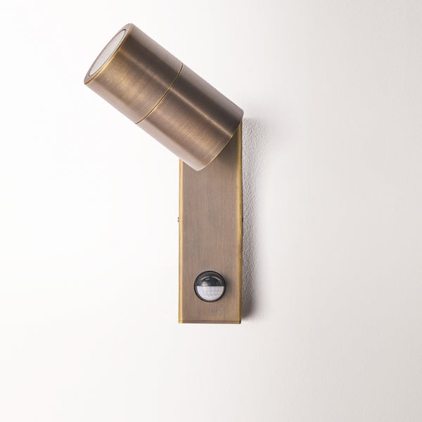 Pooky - Motion Sensor Portreath Ip65 Adjustable Pillar Light - Bronze