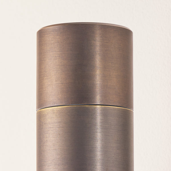 Pooky - Motion Sensor Portreath Up And Down Ip65 Pillar Light - Bronze