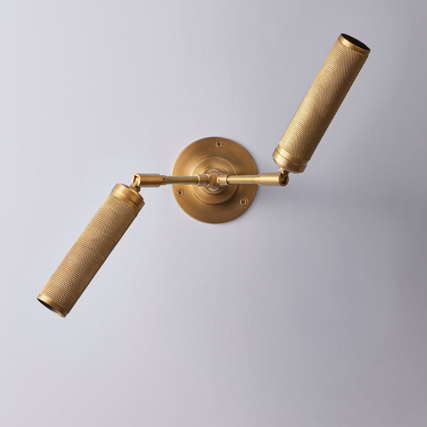 Pooky - Quantum Double Wall Light - Antiqued Brass