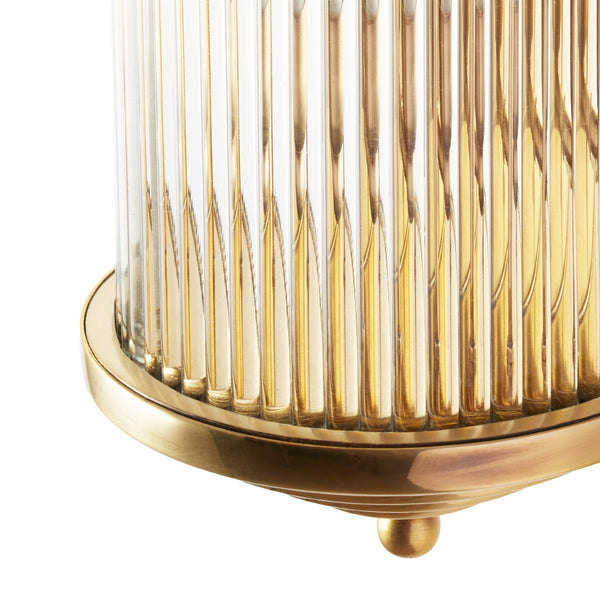 Pooky - Deco Baby Roddy ip44 Rated Wall Light - Brass and Glass