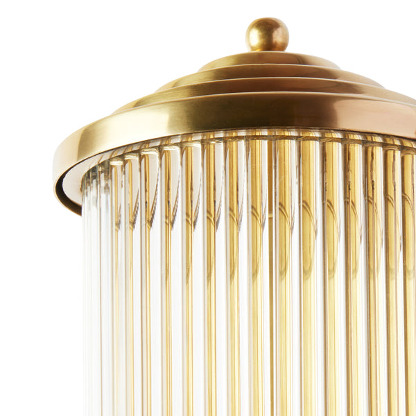 Pooky - Deco Baby Roddy ip44 Rated Wall Light - Brass and Glass