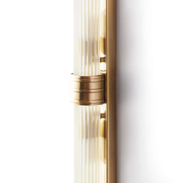Pooky - Rodtastic ip44 Wall Light - Brass and Frosted Glass showcasing elegant detailing and finish.