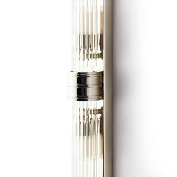 Pooky - Rodtastic ip44 Wall Light - Nickel and Glass