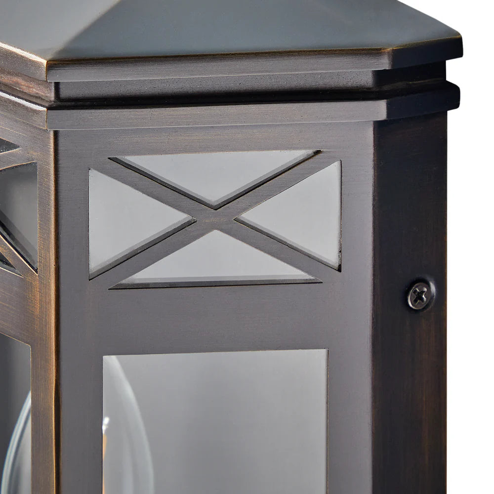 Pooky Rothesay IP44 Outdoor Wall Light in Bronze