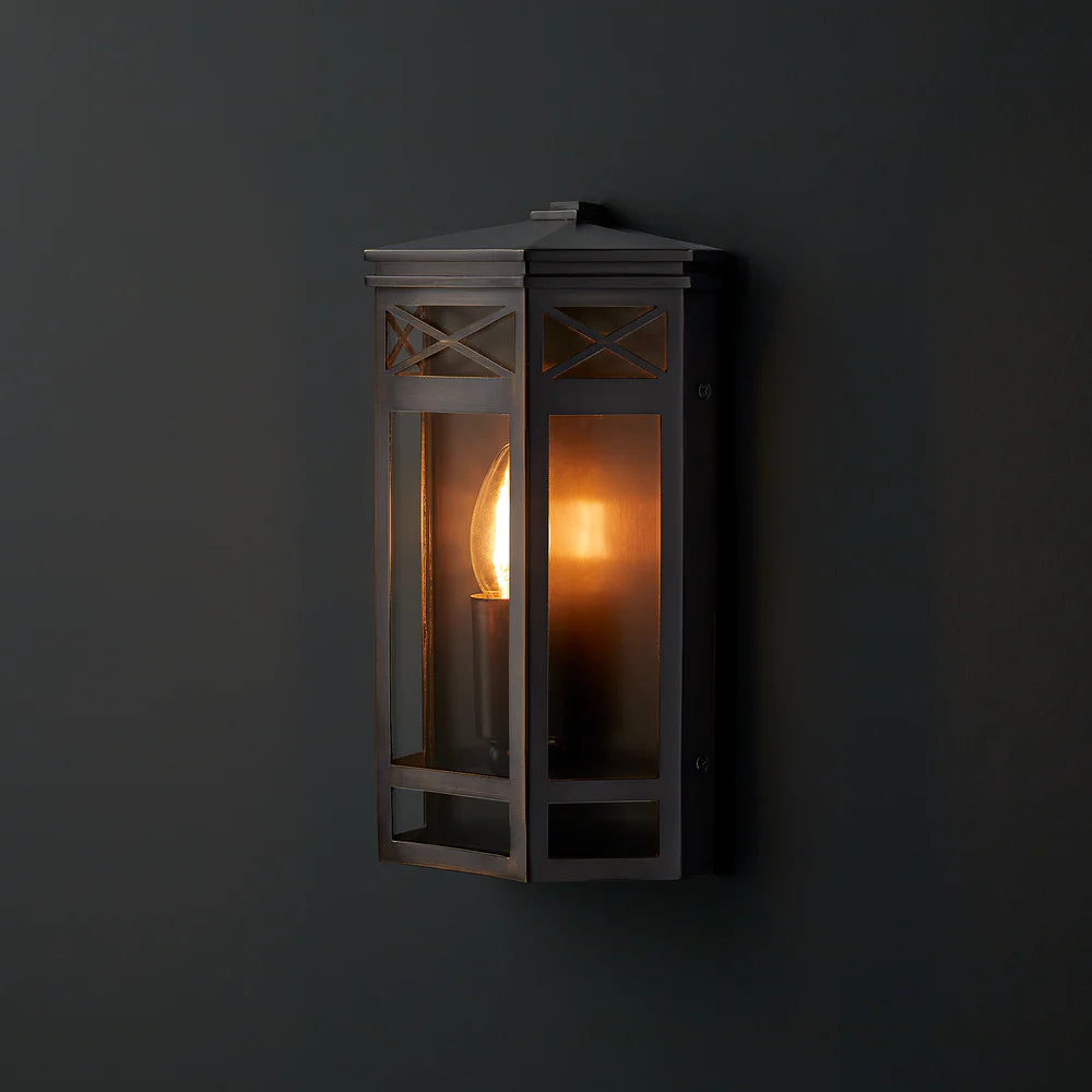 Pooky Rothesay IP44 Outdoor Wall Light in Bronze