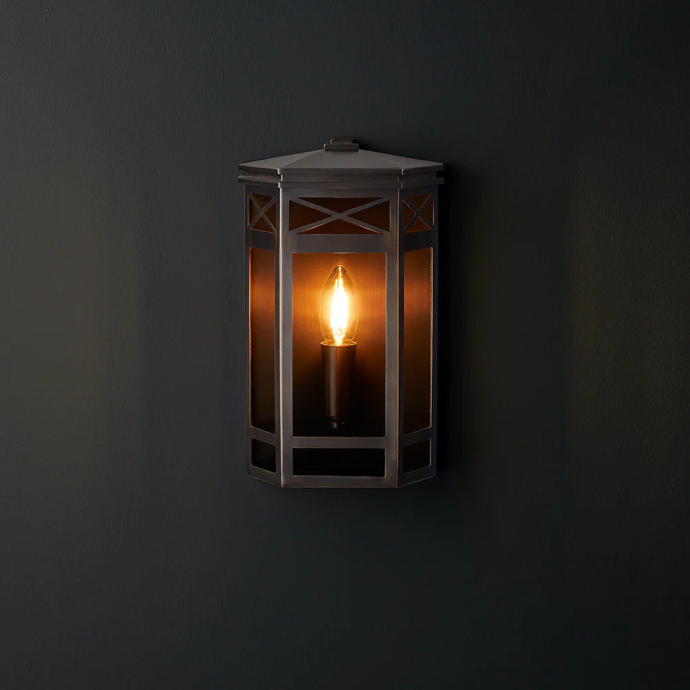 Pooky Rothesay IP44 Outdoor Wall Light in Bronze