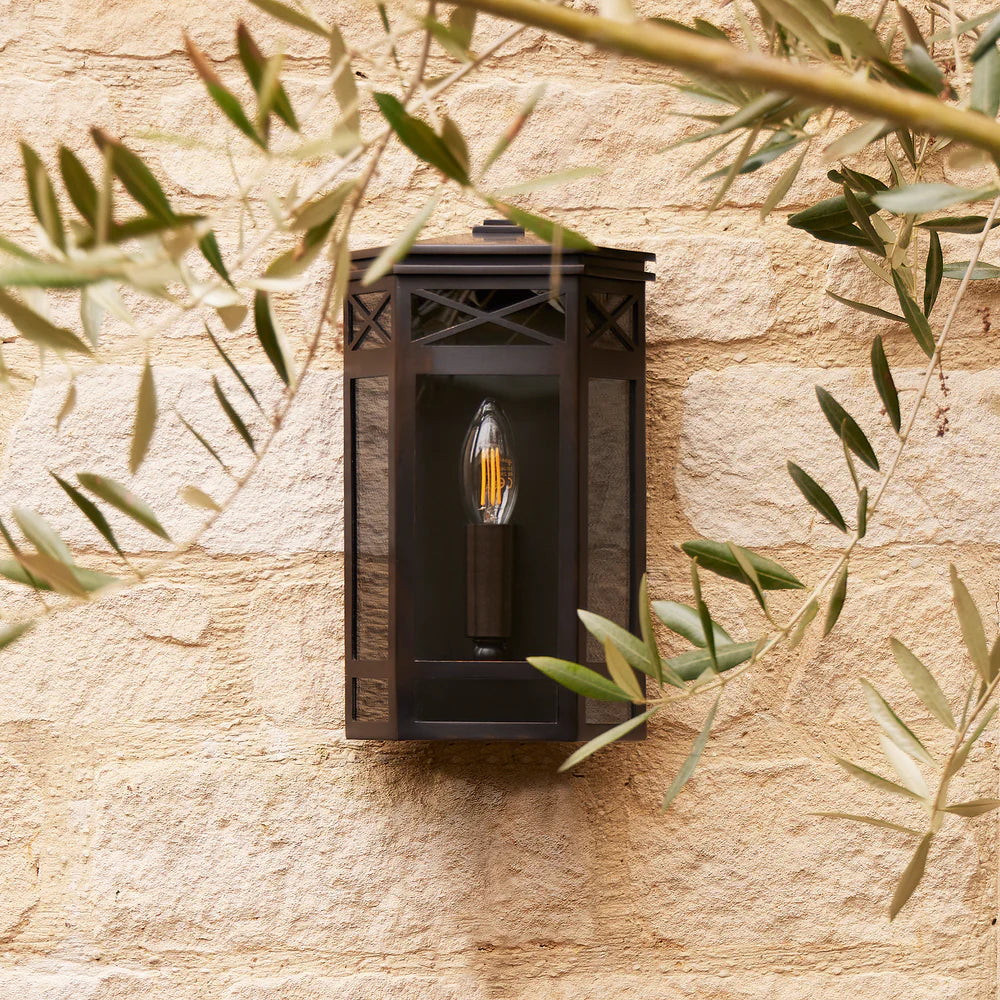 Pooky Rothesay IP44 Outdoor Wall Light in Bronze