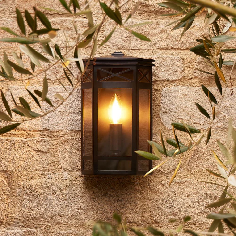 Pooky Rothesay IP44 Outdoor Wall Light in Bronze