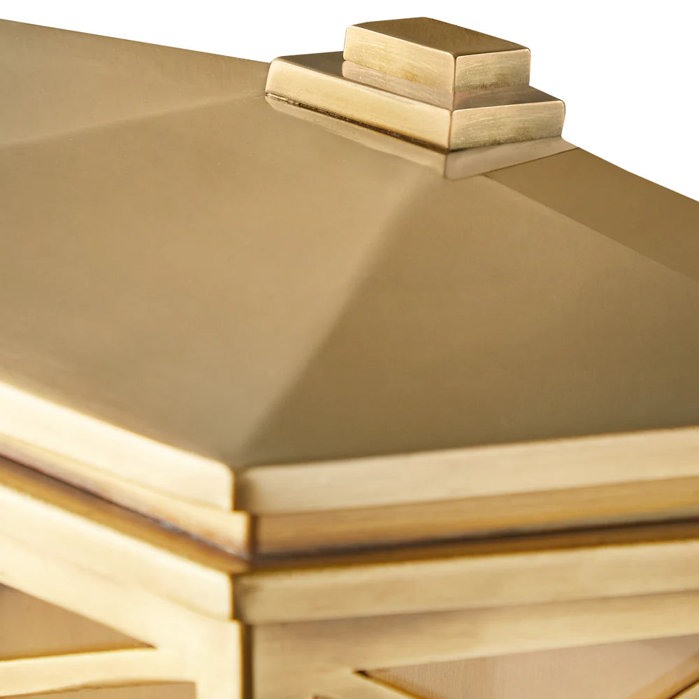 Pooky Rothesay IP44 Outdoor Wall Light in Brass