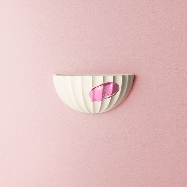 Pooky - Smaller Ruckle Wall Light - Paintable Finish