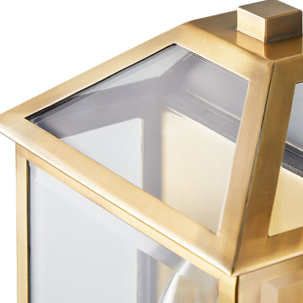 Pooky - Salcombe Ip44 Exterior Wall Light - Antique Brass