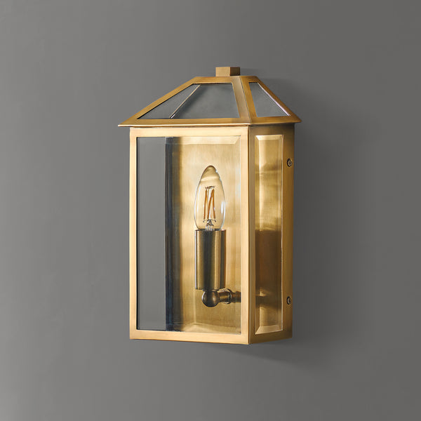 Pooky - Salcombe Ip44 Exterior Wall Light - Antique Brass