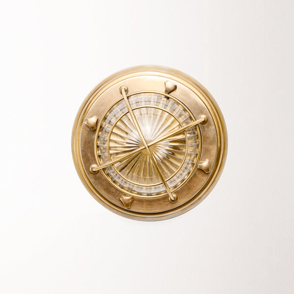 Pooky - Saturina Ip54 Flush Light - Outdoor - Brass and Glass