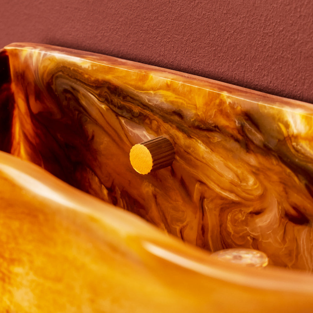 Pooky - Toby Wall Light - Tortoiseshell Resin