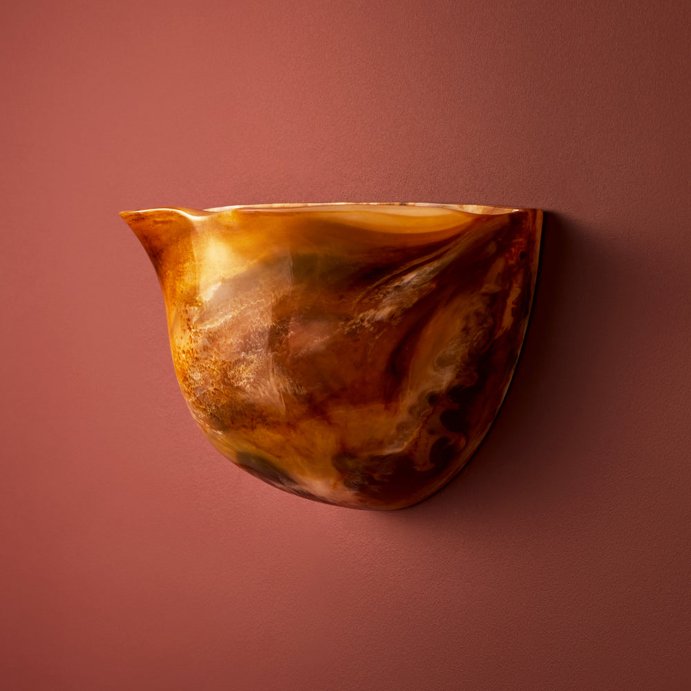 Pooky - Toby Wall Light - Tortoiseshell Resin