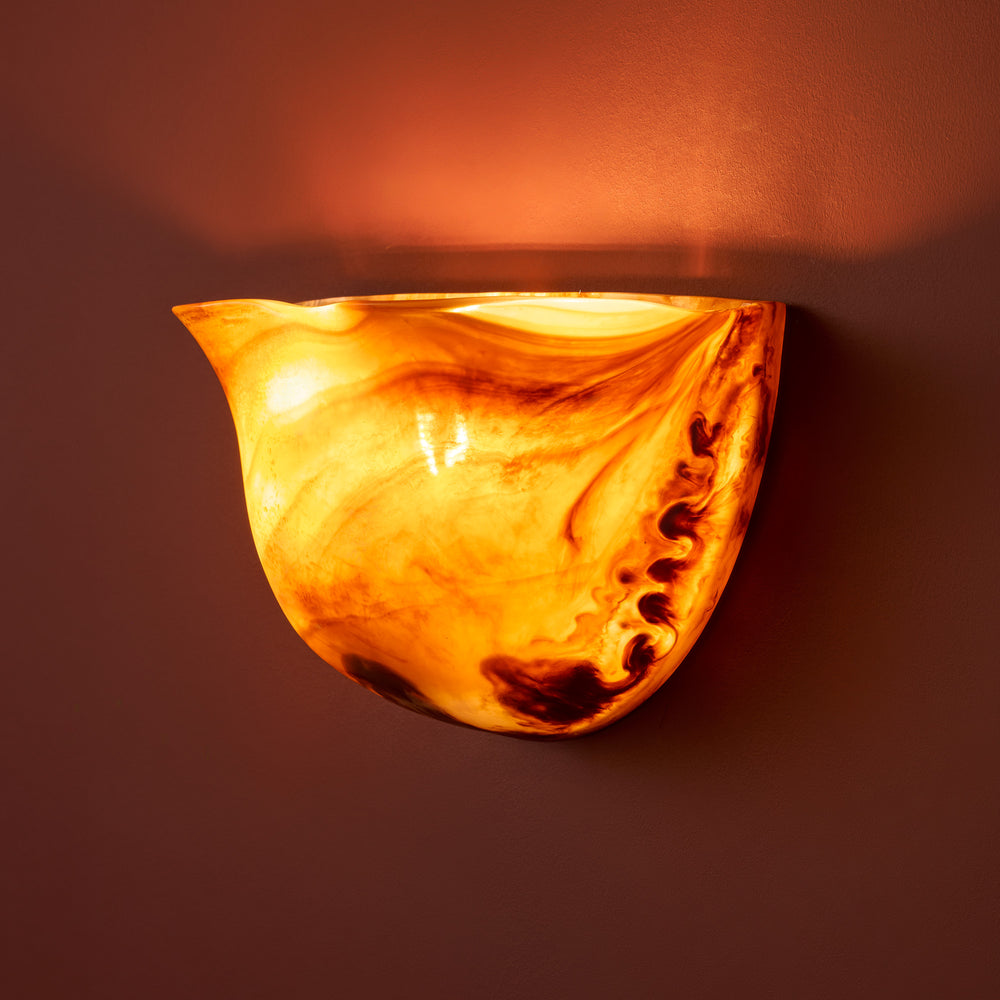 Pooky - Toby Wall Light - Tortoiseshell Resin