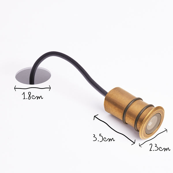 Pooky - Tweedy Ip67 Led Marker Light - Brass