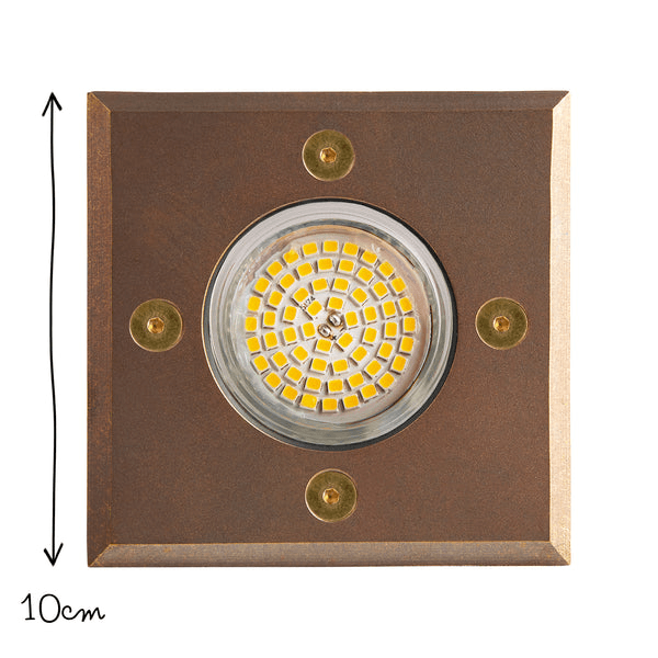 Pooky - Wrath Ip67 Recessed Decking Light - Brass