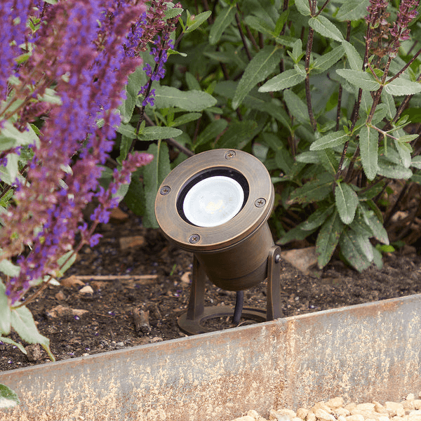 Pooky - Zennor Ip65 Garden Spotlight - Adjustable Bracket - Bronze