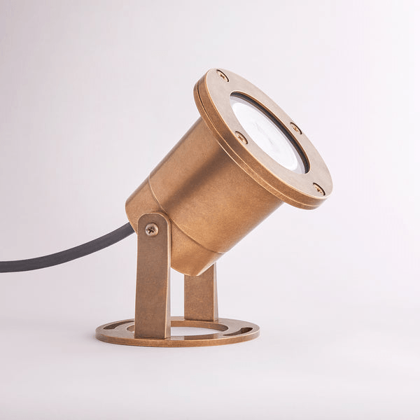 Pooky - Zennor Ip65 Garden Spotlight - Adjustable Bracket - Brass