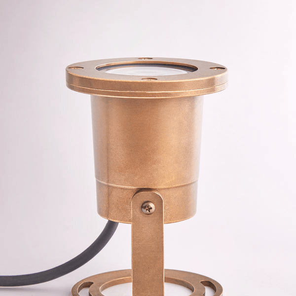 Pooky - Zennor Ip65 Garden Spotlight - Adjustable Bracket - Brass