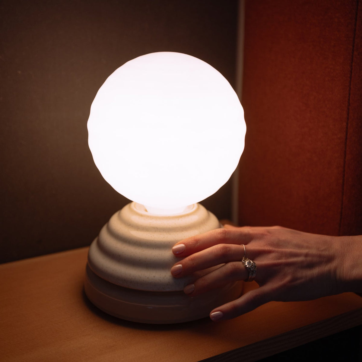 Tala Wake Sleep Light in Pebble White