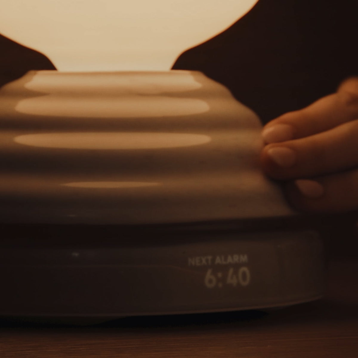 Tala Wake Sleep Light in Pebble White