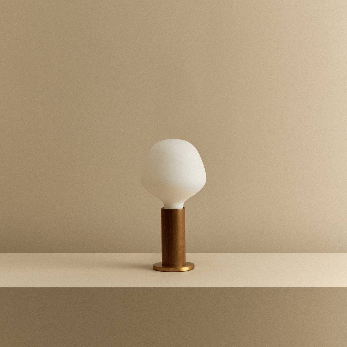Tala Knuckle Table Lamp in Walnut + Enno