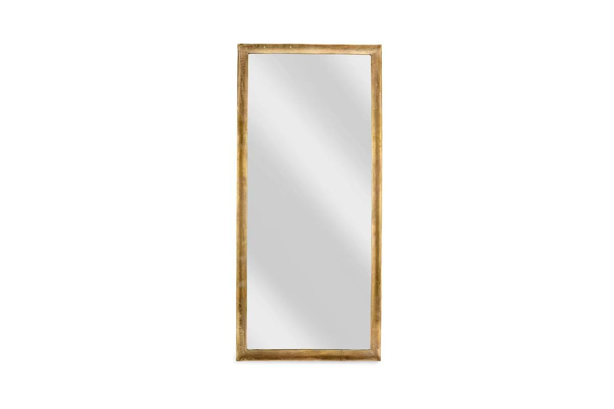 Nkuku - Yadur Full Length Mirror - Antique Brass