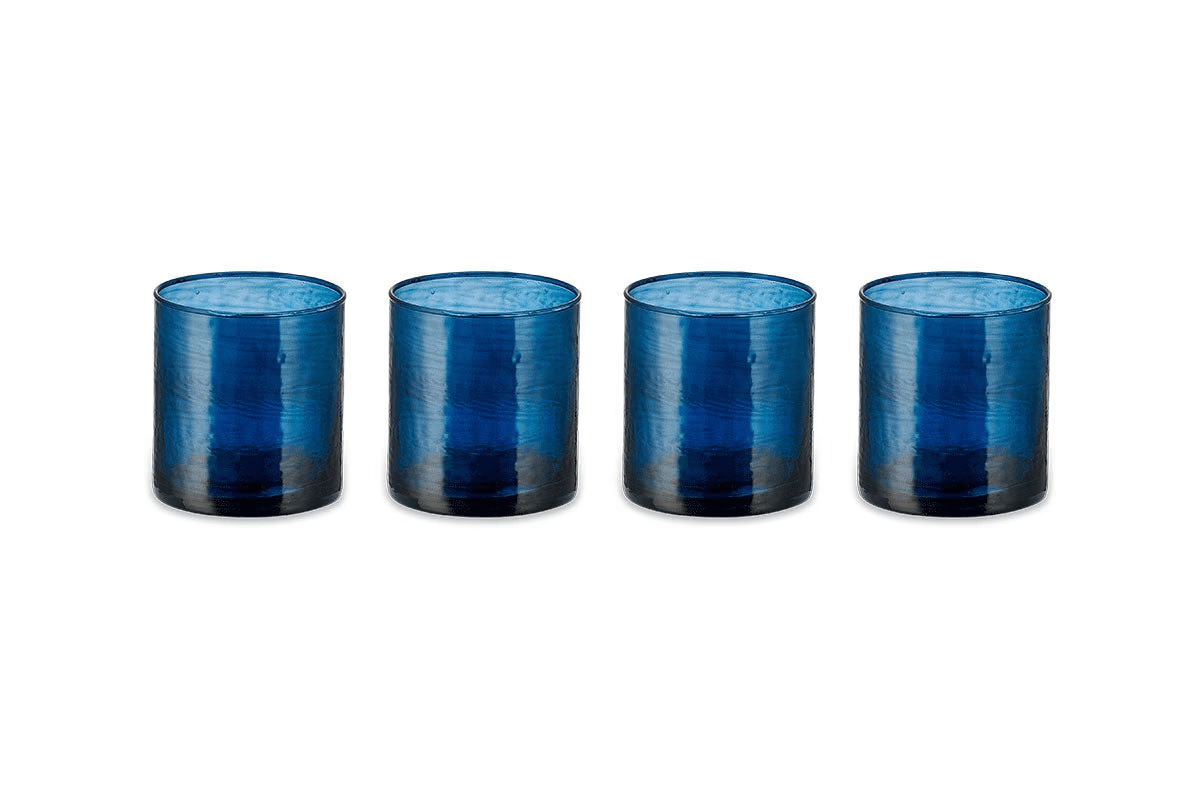 Nkuku - Yala Hammered Tumbler - Indigo (Set of 4)