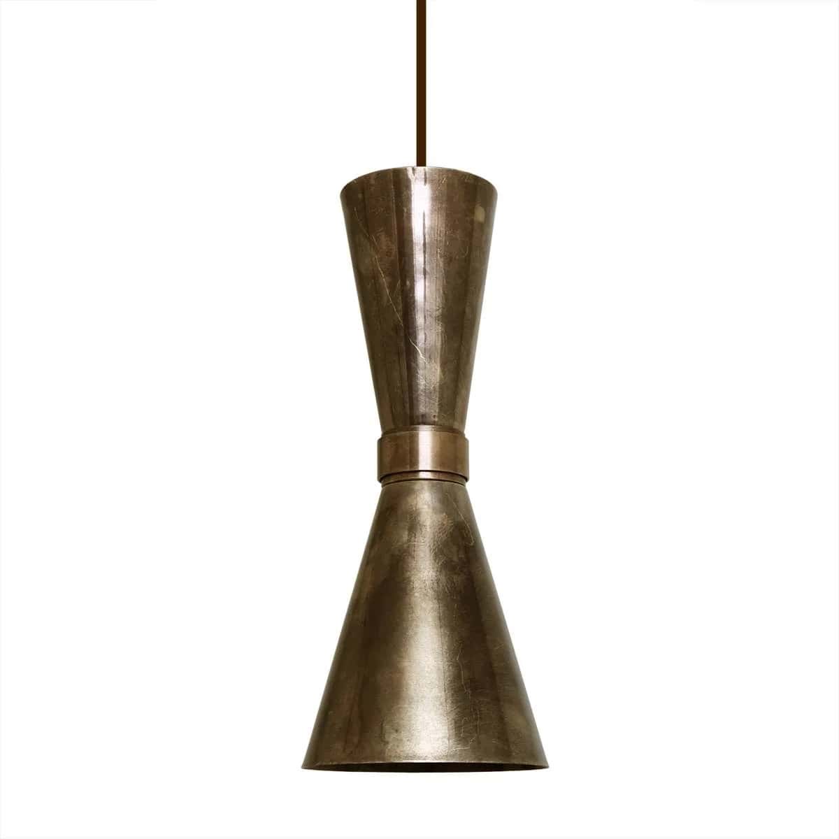 Mullan Amias Mid-Century Brass pendant light