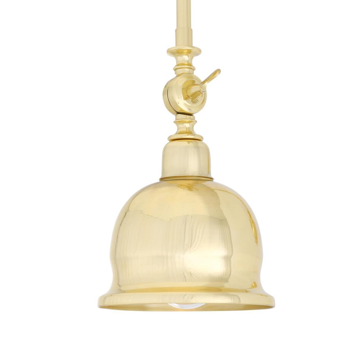 Mullan - Apia Vintage Swivel Brass Picture Light - Polished Brass Finish